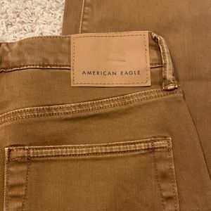 American Eagle Slim Straight Ne(x)t Level Flex 30x36 Tobacco-colored Jeans